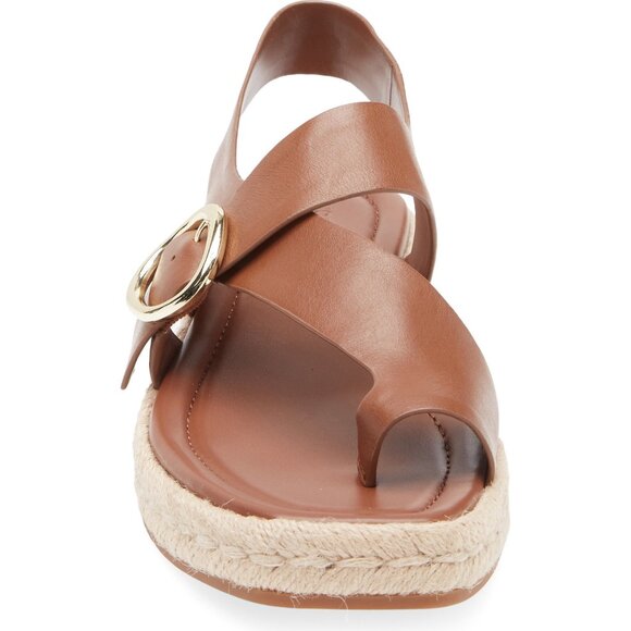 Nordstrom Perri Thong Slingback Espadrille Sandal in Tan 6.5 - Picture 4 of 12